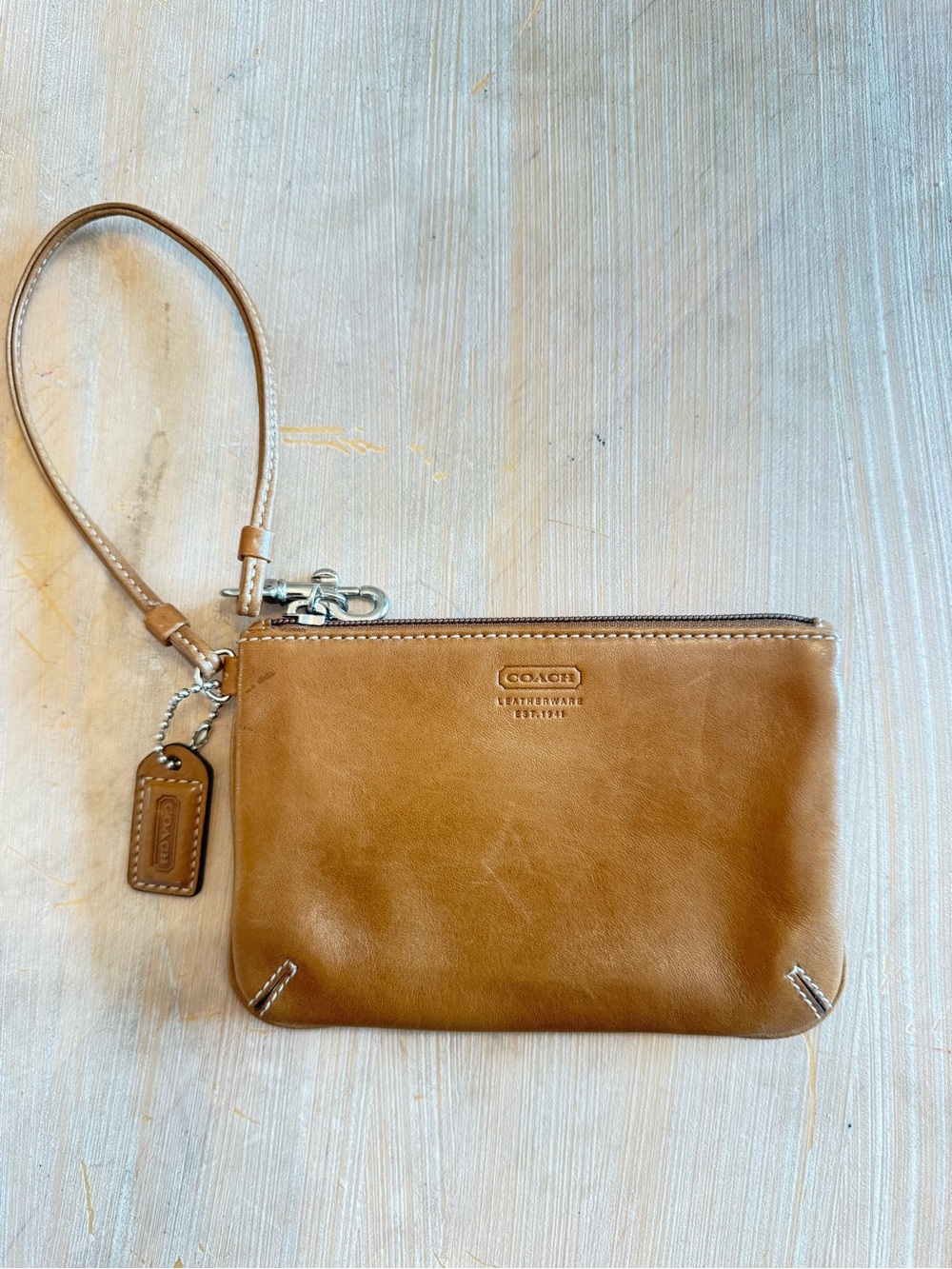 Vintage Coach Leatherware Est. 1941 Wristlet